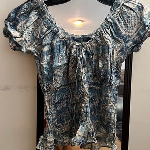 Lauren Ralph Lauren smocked top